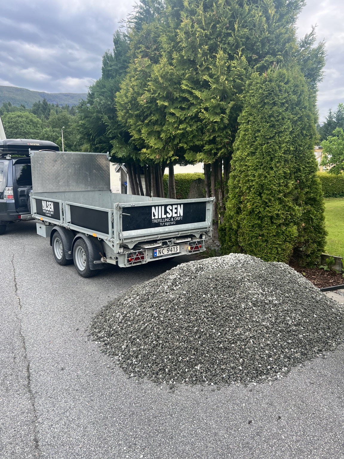 Levering av grus og masser